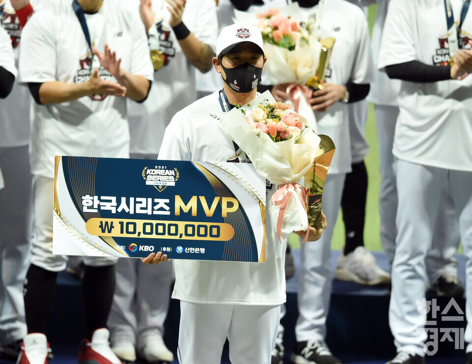 영광의 2021 한국시리즈 MVP 박경수