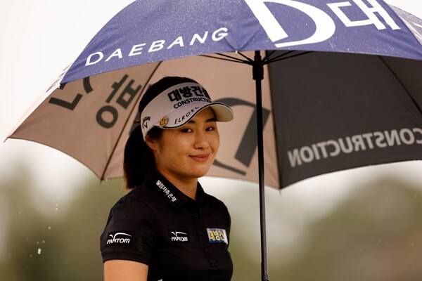 이정은이 미소를 짓고 있다. /LPGA 페이스북