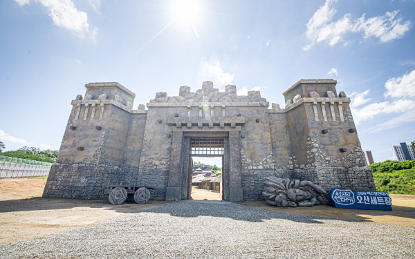 “아스달 연대기” 세트장./오산시 제공