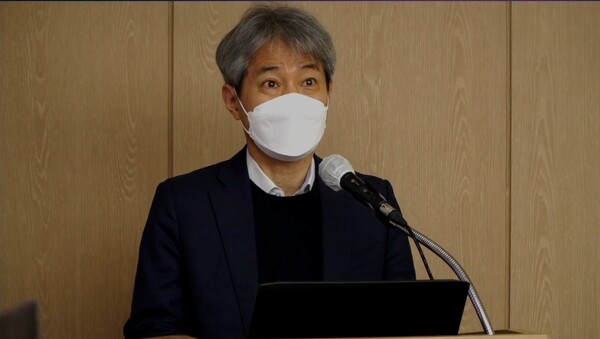 6일 온라인으로 중계된 '대한상의 ESG 경영포럼'에서 임성택 법무법인 지평 대표변호사가 'K·소셜 택소노미 동향과 대응방안'이라는 주제로 주제발표를 하고 있다. / 대한상의 ESG 경영포럼 중계화면 캡처