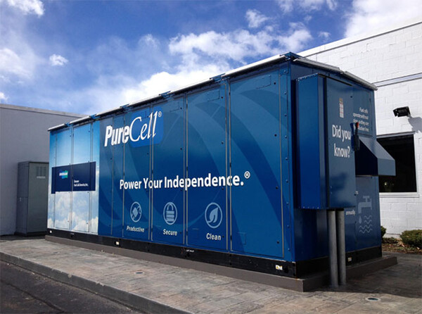 시판 중인 두산퓨얼셀의 발전용 수소연료전지 제품. / 두산 제공