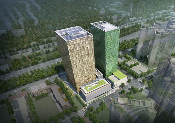 국내 최초 5G 특화망이 구축될 네이버 제2사옥 조감도 / 사진=네이버