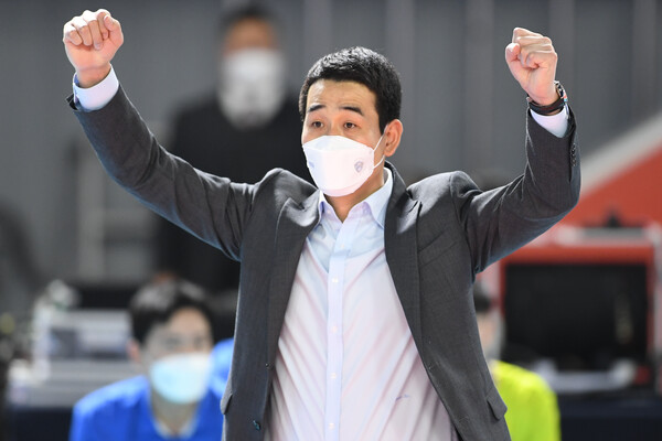 삼성화재 고희진 감독. /KOVO 제공