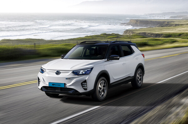 쌍용자동차의 첫 전기차 '코란도 이모션'. /사진=쌍용자동차