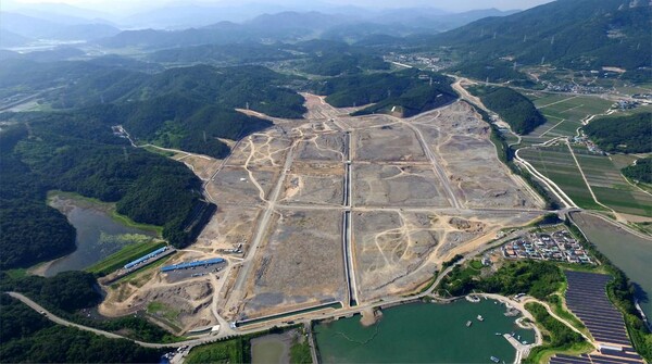 광양만권경제자유구역 하동지구 대송산업단지 전경. / 하동군 제공