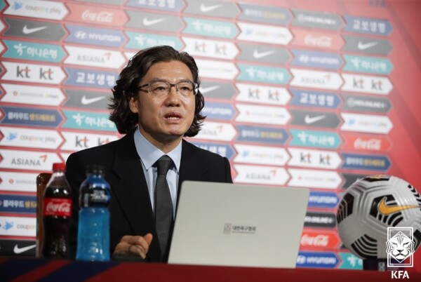 김판곤 위원장은 대한축구협회 국가대표전력강화위원장 직을 사임했다. /KFA 제공