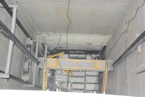 성남시에서 발생한 공사장 사고 현장. / 경기도재난본부 제공