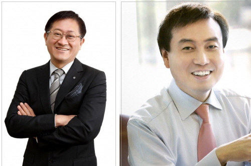 (왼) 서경배 아모레퍼시픽그룹 회장, (좌) LG생활건강 차석용 부회장 / 각 사 제공 