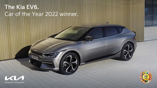 기아 EV6가 한국 브랜드 최초로  '2022 유럽 올해의 차'에 선정됐다. (사진=기아)