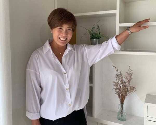 '골프 전설' 박세리가 환하게 웃고 있다. /박세리 인스타그램