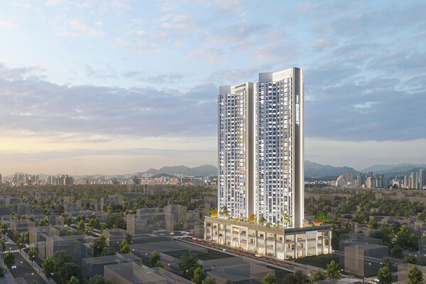 인천 대호아파트 주변 가로주택정비사업 조감도. /호반건설 제공