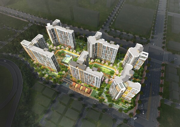 원주 관설동 공동주택 개발사업 조감도. /반도건설 제공