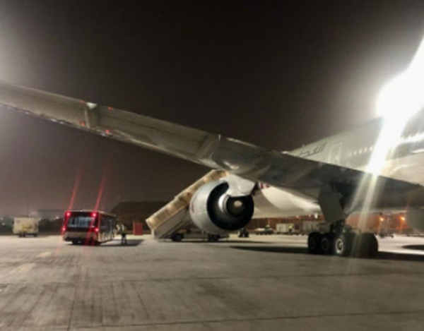 이근 대위가 인스타그램에 공개한 수송기 사진 / 이근 인스타그램