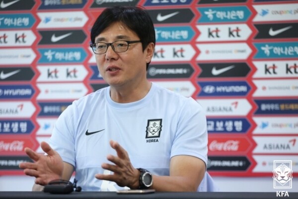 황선홍 감독이 이끄는 23세 이하 대표팀이 3월 21일 소집되어 담금질에 들어간다. /대한축구협회 제공