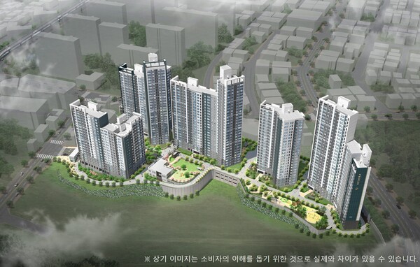 대우건설 김해 푸르지오 파크테르 조감도. / 대우건설 제공