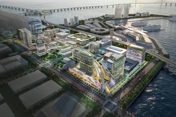 인천남항 2단계 2종 항만배후단지 조감도. / 호반건설