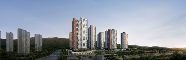 두산건설 두산위브 광주센트럴파크 투시도. / 두산건설 제공