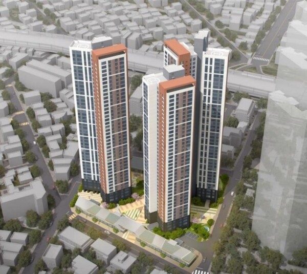 반도건설 부산 동래구 낙민동 공동주택 신축공사 조감도. / 반도건설 제공