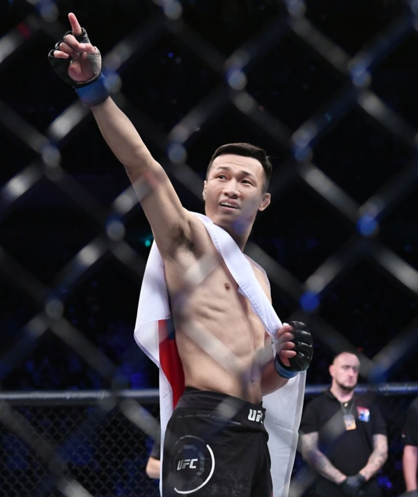 UFC 페더급 정찬성이 볼카노프스키와 타이틀전을 치른다. /연합뉴스
