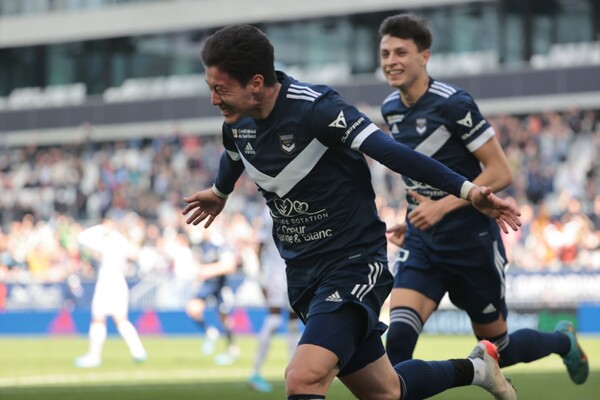 지롱댕 드 보르도의 황의조는 2달 만에 시즌 11호 골맛을 봤다. /지롱댕 드 보르도 트위터