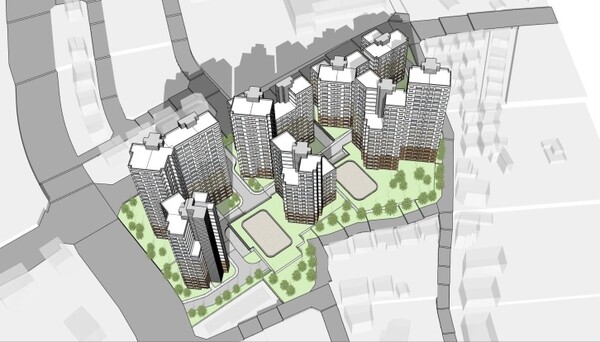 오산수청 가로정비주택사업 조감도/ 경기주택도시공사 제공