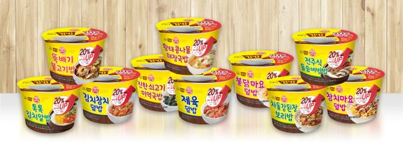 오뚜기 '컵밥' 시리즈./오뚜기 제공.