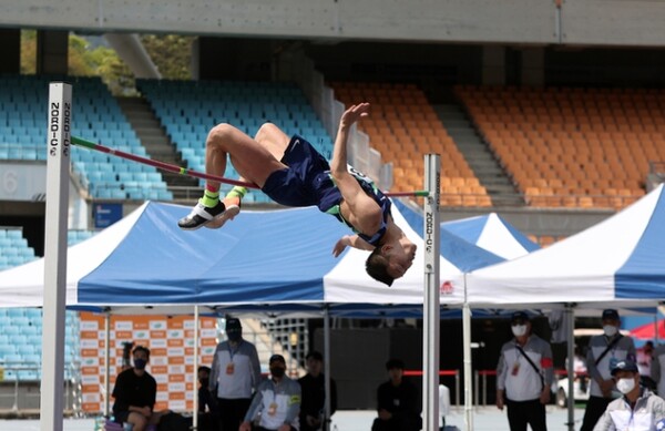 우상혁. /대한육상연맹 제공