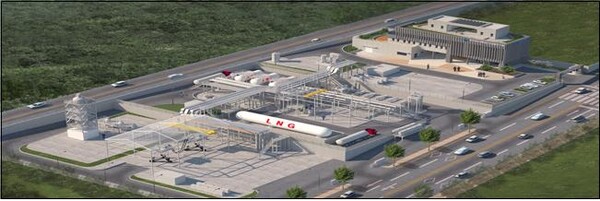 LNG 선박 기자재 시험평가 설비 조감도. 올 12월 준공 예정으로 부산시 강서구 미음동 R&D 허브 단지에 위치한다./산업통상자원부