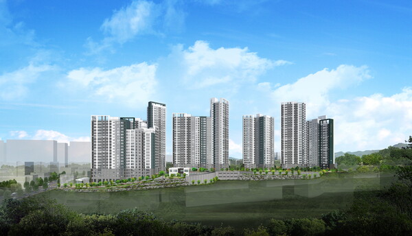 김해 구산 푸르지오 파크테르 주경투시도. / 대우건설 제공