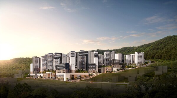 수성 포레스트 스위첸 조감도. / KCC건설 제공