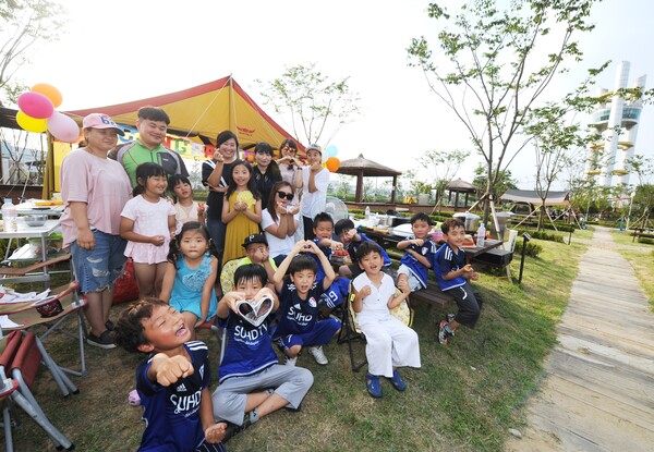 맑음터공원 캠핑장/ 오산시 제공