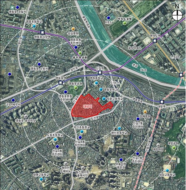신길2구역 위치도. / 서울시 제공