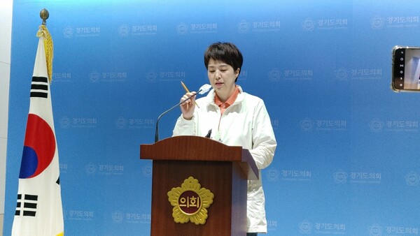 김 후보는 불법과 부정의혹을 바로잡아 ‘대장동을 넘어 뉴 노멀(New Normal)로 향하는 경기도정’을 도민들에게 약속했다./ 김두일 기자