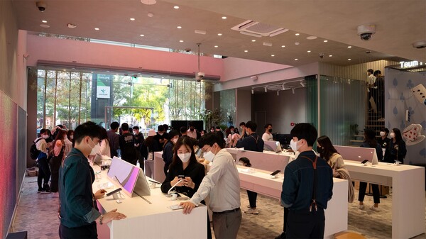 LG유플러스 '일상비일상의틈' 체험공간. /사진=LG유플러스