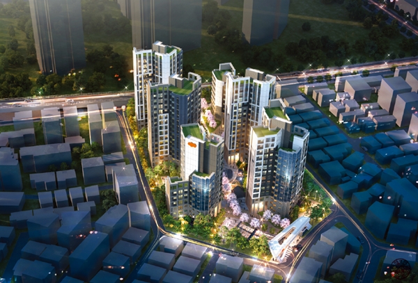 서울 중화역2-1구역 가로주택정비사업 조감도. /DL건설 제공