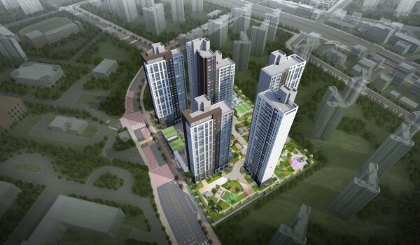 평촌 어바인퍼스트 더샵 조감도. / 포스코건설 제공