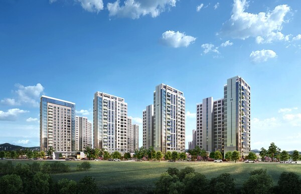 'e편한세상 에코델타 센터포인트' 투시도. / DL이앤씨 제공