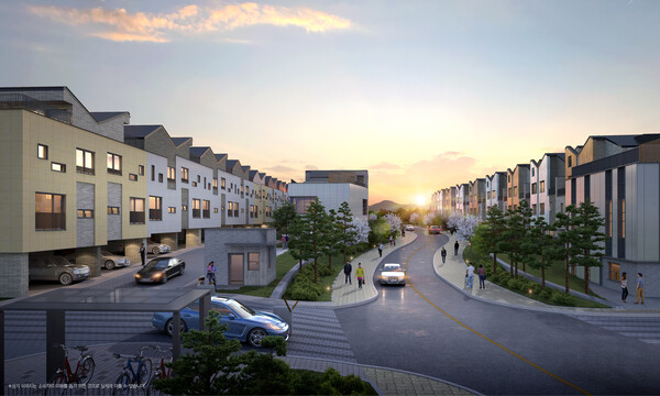 힐스테이트 양주옥정 파티오포레 조감도. 현대건설 제공 