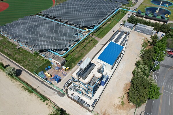 국내 최초 열공급형 연료전지(4.2 MW)  전경./한국동서발전 제공