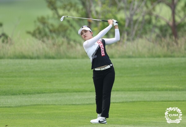 신인왕 경쟁에서 1위를 달리고 있는 이예원은 공동 5위에 이름을 올렸다. /KLPGA 제공