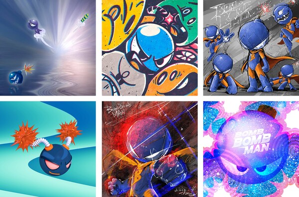 여름축제 '썸머워터펀' 메인 캐릭터로 고객들의 사랑을 받고 있는 '밤밤맨'의 NFT./ 에버랜드 제공