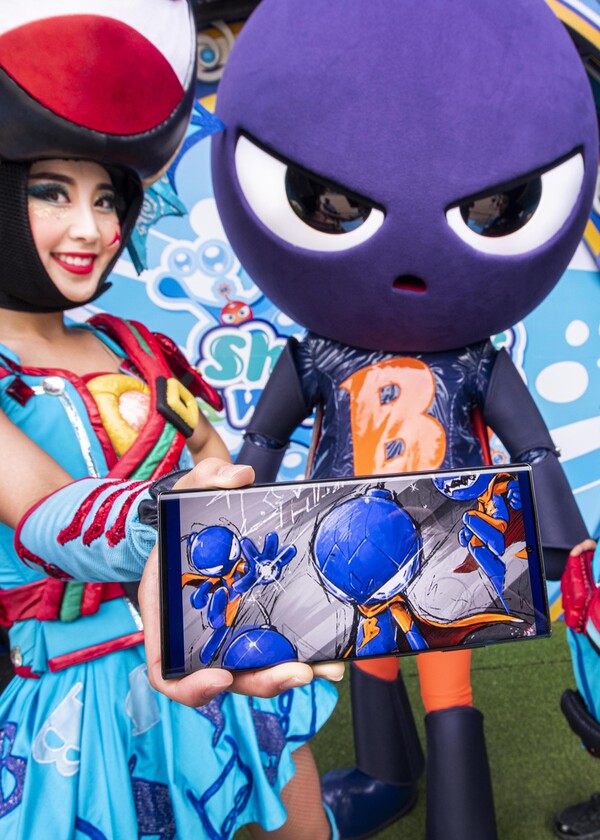 여름축제 '썸머워터펀' 메인 캐릭터로 고객들의 사랑을 받고 있는 '밤밤맨'의 NFT./ 에버랜드 제공