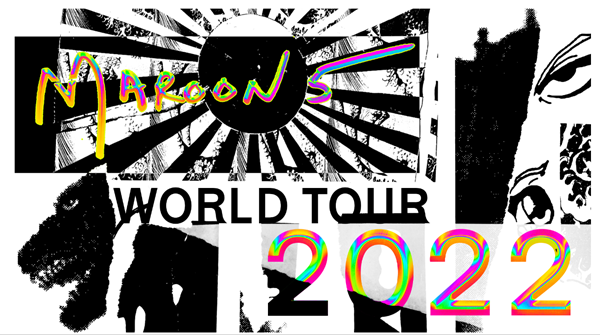 전범기 형상 포스터를 공개한 마룬5 / 마룬5 공식홈페이지