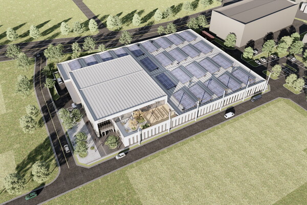 부산 부경대 수산과학연구소 내 스마트양식 테스트베드 조감도. / GS건설 제공