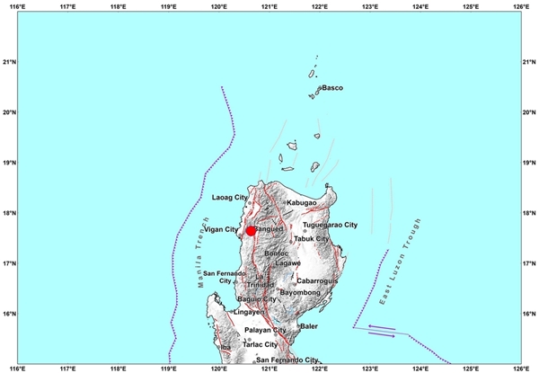 지진이 발생한 필리핀 루손섬 아브라주 / 연합뉴스
