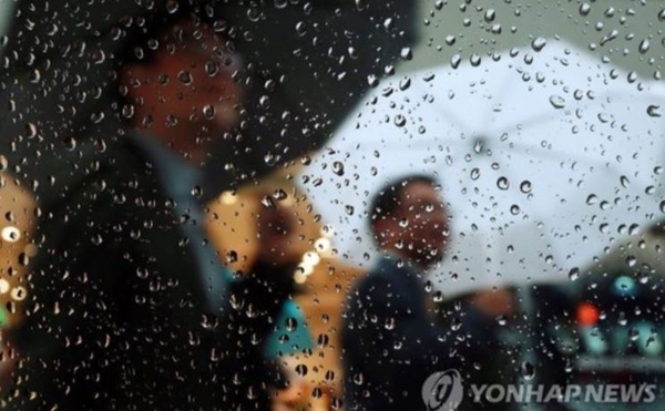 3일 전국 대부분 지역에 비가 내리겠다. / 연합뉴스