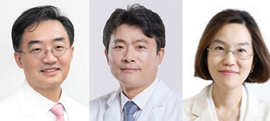 왼쪽부터) 조영민·원종철·이은정 교수/제공=서울대병원