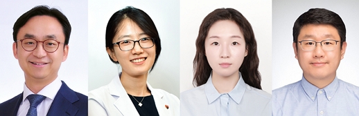 서울대병원 최의근 교수·이소령 교수·한민주 임상강사, 숭실대 한경도 교수/제공=서울대병원