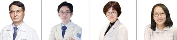 왼쪽부터)최종영·이순규·조미라 교수, 전주연 연구교수/제공=서울성모병원