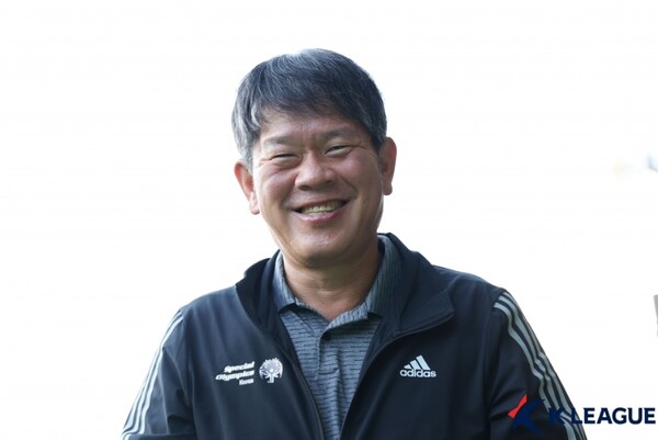 이용훈 스페셜올림픽코리아 회장은 발달장애인과 비장애인의 '함께'하는 가치를 중요시했다. /한국프로축구연맹 제공